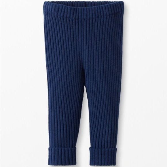 Hanna Andersson Toddler Girls’ Navy Blue Ribbed Knit Leggings Sweater- Size 2T - Picture 1 of 6